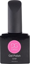 Gelzz Gellak - Gel Nagellak - kleur 50’s Pink G197 - Roze - Dekkende kleur - 10ml - Vegan