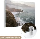 Cliffs Amérique Glas 60x40 cm - Tirage photo sur Glas (décoration murale en plexiglas)