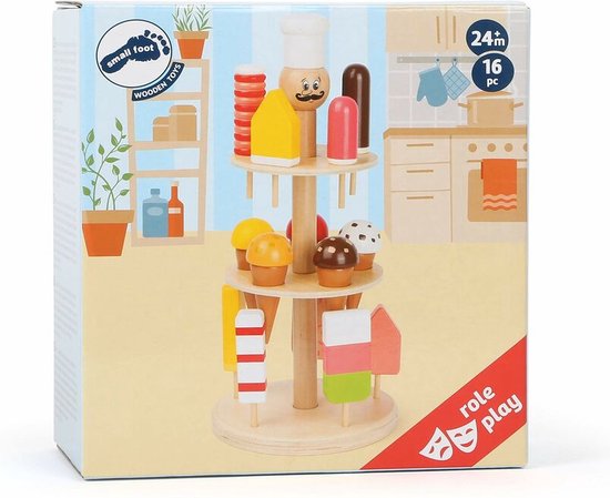 Small Foot - Houten Luigi IJskraam, 16dlg. van Small Foot — afbeelding 5