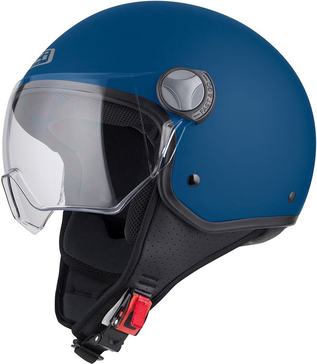 Nzi Capital Vision Jet Helm Blauw XL