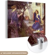 Peinture sur verre - L'annonciation - peinture de John William Waterhouse - 80x60 cm - Peintures sur Verre Peintures - Photo sur Glas
