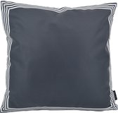 Sierkussen Zwart/Wit Vierkant - Outdoor/Buiten Collectie | 45 x 45 cm | Polyester