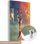 MuchoWow® Peinture sur verre - Les capteurs de rêves dans le ciel - 100x150 cm - Peintures sur verre acrylique - Photo sur Glas