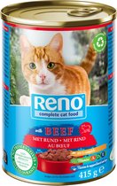 Reno - Kattenvoer Natvoer - Rund in saus - 12 x 415g