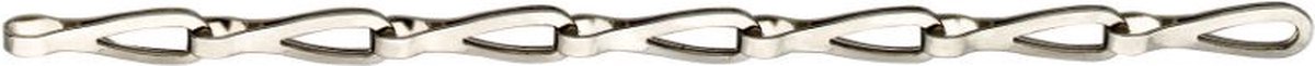 Patentketting | Diameter 11,6mm | B 4mm | L 10mm | Messing | 1 meter