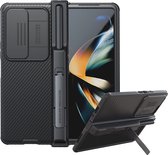 Geschikt voor Nillkin CamShield Samsung Galaxy Z Fold 4 Hoesje CamShield Set Zwart