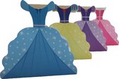 12 stuks prinsessen cadeaudoosjes GROOT - traktatie doosjes - geschenkdoosjes - prinses - prinsessen - Sneeuwwitje - Doornroosje - Assepoester - Rapunzel -uitdeelgeschenk - uitdelen - trakteren