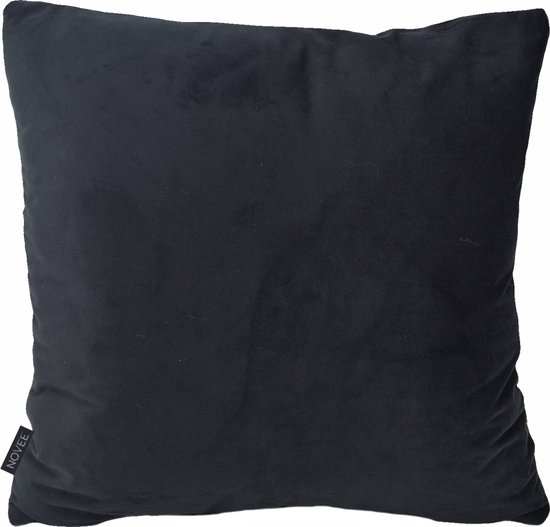 Sierkussen Velours Boucle Vert/ Zwart | 45 x 45 cm | Velours/Polyester
