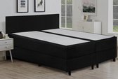 Boxspring Canada antracite 140x190cm 7 zone pocket matrassen.