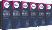 Veet Expert Ontharingscreme met sheaboter - Lichaam & benen - Alle huidtypes - 100ml - 6 stuks - Voordeelverpakking