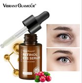 VIBRANT GLAMOUR Eyeserum - Retinol tegen rimpels - Vitamine A - Antioxidant - oogcreme - oogverzorging - oogserum wallen