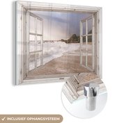 Peinture sur Verre - Transparent - Plage - Mer - 80x60 cm - Peintures sur Verre Peintures - Photo sur Glas