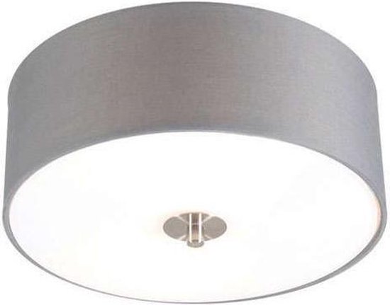 QAZQA drum - Plafondlamp - 2 lichts - | |