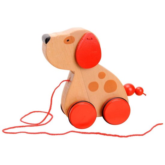 dienen Intuïtie pak Houten Trekdier Hond | bol.com