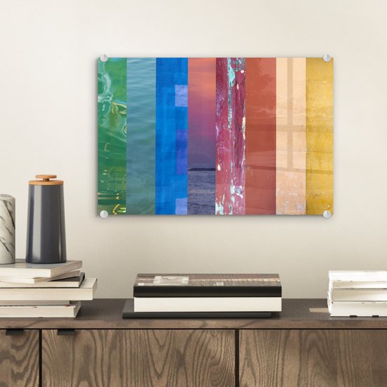 Peinture sur Verre - Arc-en-ciel à partir de Photos - 30x20 cm - Peintures sur Verre Peintures - Photo sur Glas