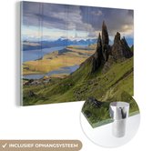 MuchoWow® Peinture sur Verre - Paysage en Trotternish - 180x120 cm - Peintures sur Verre Peintures - Photo sur Glas