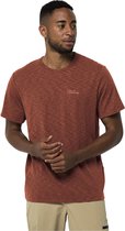 Jack Wolfskin Travel T M - Barn red - Outdoor Kleding - Fleeces en Truien - T-Shirt