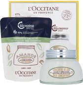L'Occitane en Provence Duo Lait Concentré Amande & Eco Recharge Coffret Cadeau - 2 x 200 ml