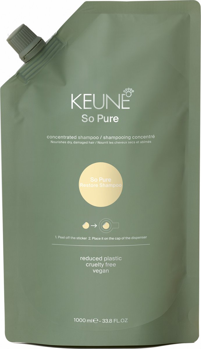 Keune So Pure Restore Shampoo Refill 1000 ml