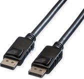 Câble DisplayPort industriel - version 1.2 (4K 60Hz) - gaine TPE / noir - 5 mètres