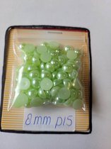 Parels voor voorwerpen (bv. beer) te beplakken - 2 zakjes - 8mm - licht groen