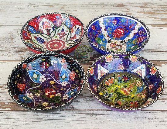 Gall&Zick muurhaken vishaken kleurrijk set / 4 stuks keramische handdoekhaken handgeschilderd Gall&Zick muurhaken vishaken kleurrijk set / 4 stuks keramische handdoekhaken handgeschilderd