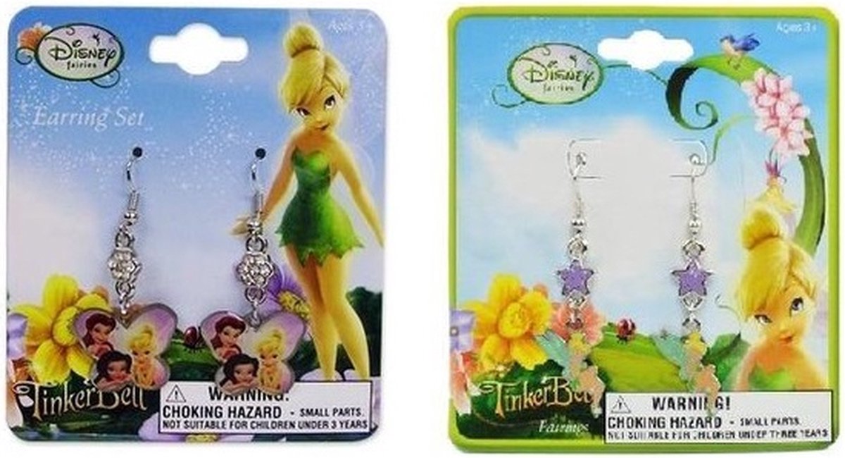 Disney - Tinkerbell - Fairies - Oorbellen -Kind - 2 Paar.