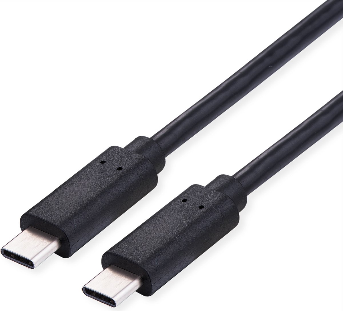 VALUE USB 2.0 Kabel, C-C, M/M, 100W, zwart, 1 m