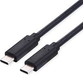 VALUE Câble USB 2.0, CC, M/M, 100W, noir, 1 m