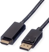 Bol.com ROLINE DisplayPort Kabel DP - UHDTV M/M zwart 5 m aanbieding