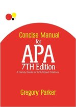 Concise Manual for APA 7th Edition