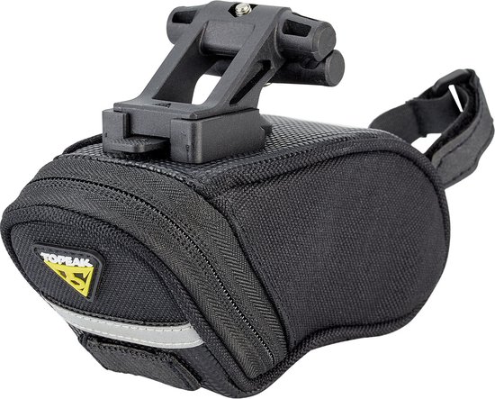 Topeak Aero Wedge Packs Micro Zadeltas - Clip&Clickfix - 0.45 liter - Zwart