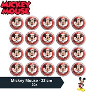 Bal - Voordeelverpakking - Mickey Mouse - 23 cm - 20 stuks