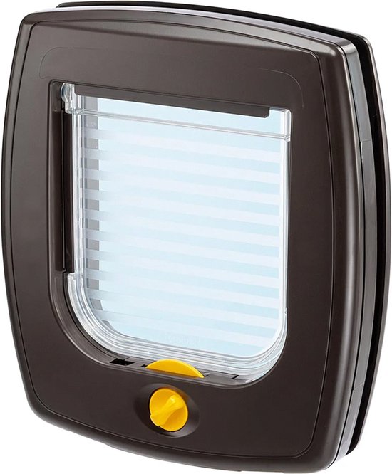 Ferplast Katten- En Hondenluik Swing 3 Bruin/transparant