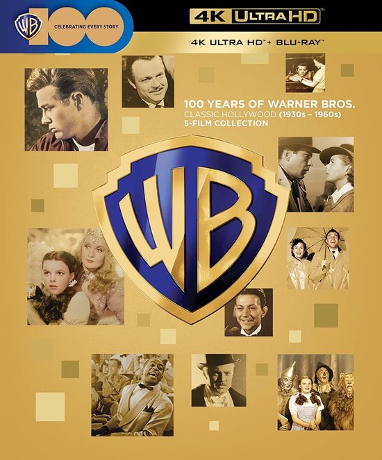 Foto: 100 years of warner bros classic hollywood 5 film collection 4k uhd blu ray