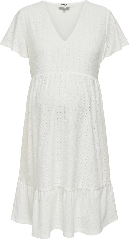ONLY Onlsindy Life S/S O-Neck Mix Dress Jrs - Abito Corto Primaverile Per Ragazze - Girocollo E Maniche Corte - 3