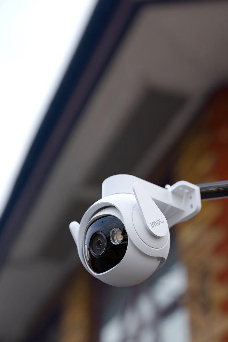 Afbeelding 2 van Imou Cruiser 2 - Beveiligingscamera Voor Buiten - 3K Beeldkwaliteit - Panoramisch Draaien En Kantelen Voor Volledige Dekking - WiFi 6 - Slimme Kleuren Nachtzicht - Accurate Detectiebereik Tot 22m Voor Personen En 44m Voor Auto's - IP66 Weerbestendig