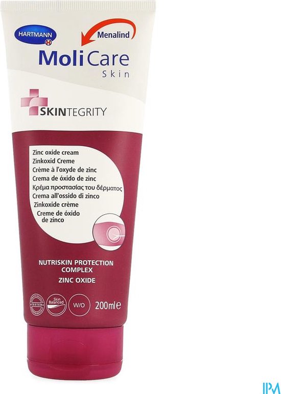 MOLICARE SKIN CREME OXYDE ZINC CREAM 200ML NF bol