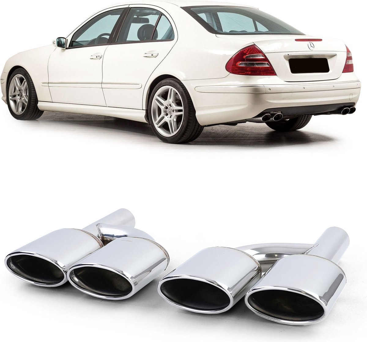 Uitlaatsysteem/uitlaten Mercedes-Benz E (W211) Sedan (2002-2008