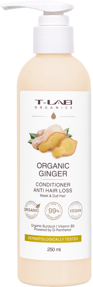 T-LAB Organic Ginger Anti-Hair Loss Conditioner 250ml