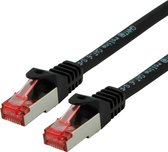 Câble réseau ROLINE 21152651 1 m Cat6 S / FTP (S-STP) Noir