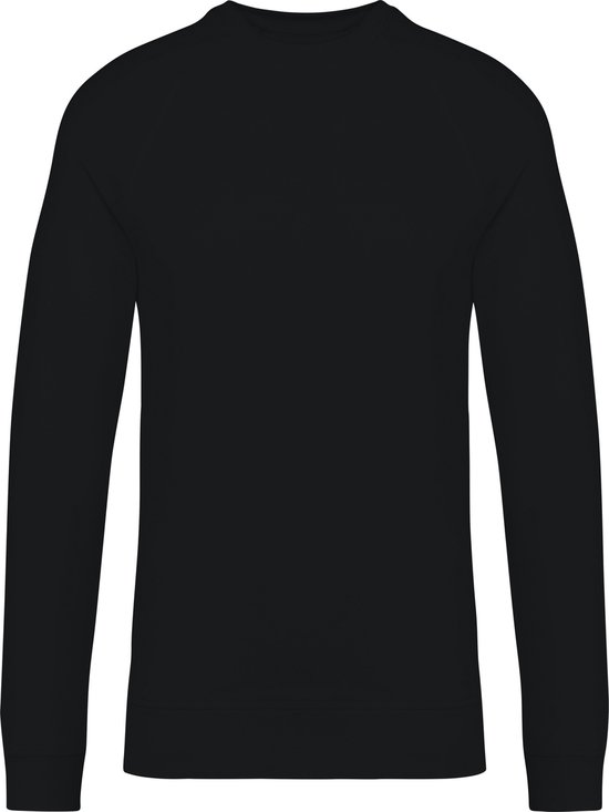 Biologische unisex sweater met raglanmouwen Black - XXS