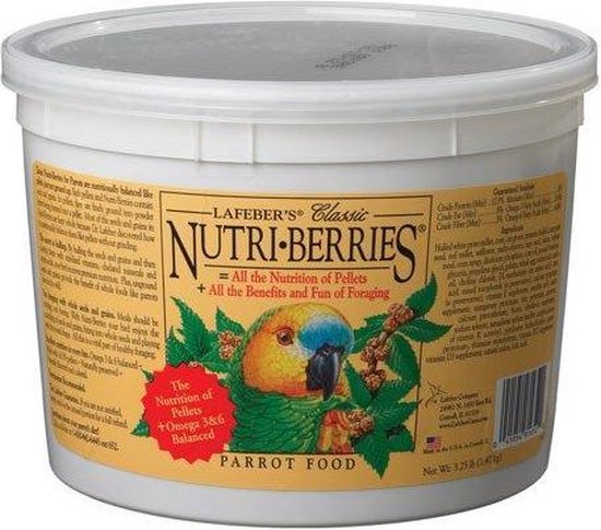 Foto: Lafeber s classic nutri berries papegaai 1 47 kg