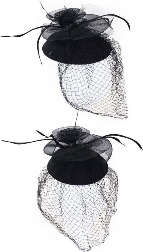 Mini chapeau noir décoratif avec pince à cheveux | bol.com