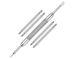 MMOBIEL Horlogeband - Inkort Set - 4 Pack Roestvrij Stalen Horlogeband Pinnen 18MM - 1,5 mm Pinnetjes - inclusief Uitbouwgereedschap