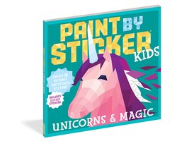 Paint by Sticker Kids Unicorns and Magic Create 10 Pictures One Sticker at a Time Includes Glitter Stickers