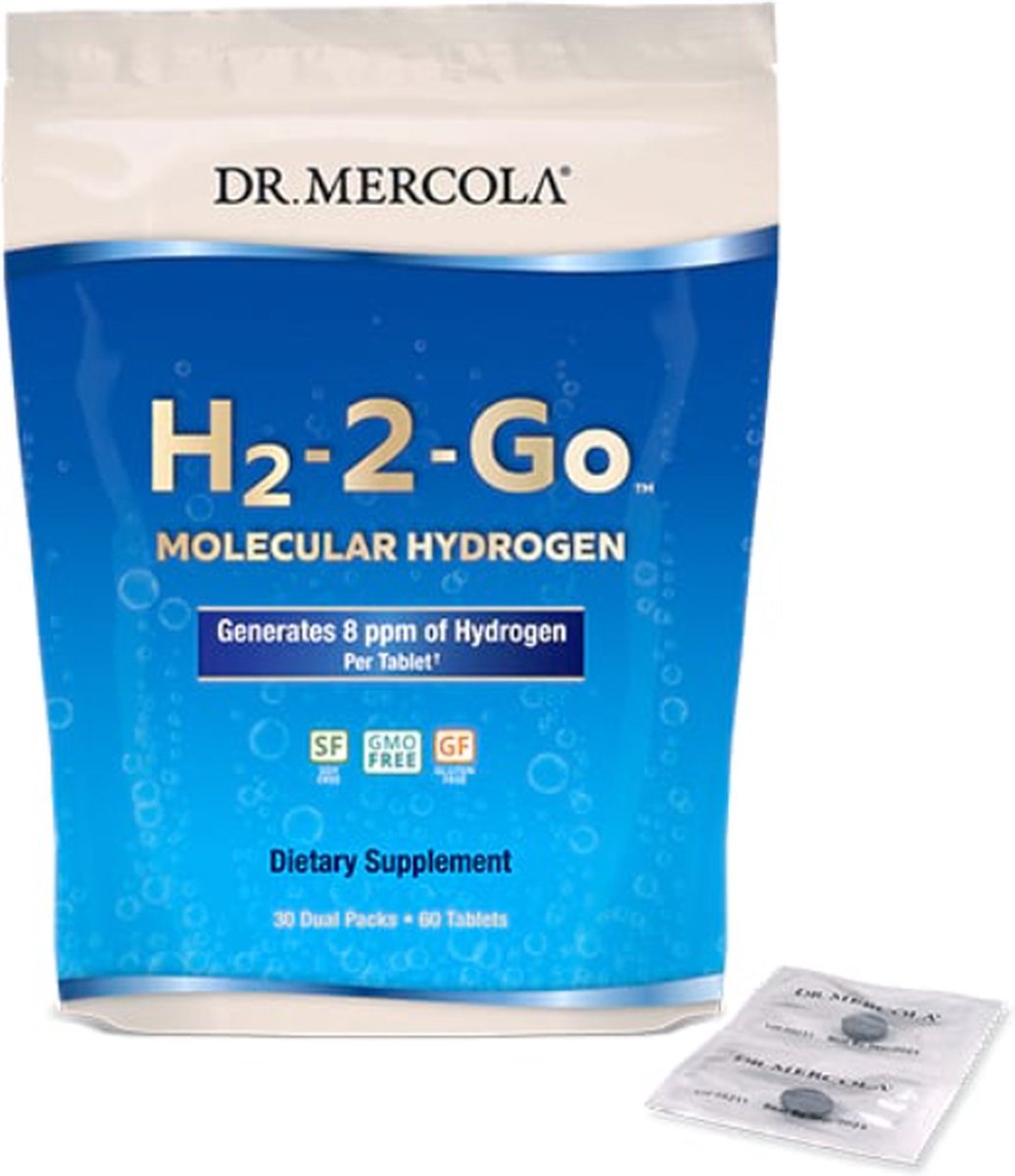 Dr. Mercola - H2 - 2 - Go - Molecular Hydrogen - 60 tabletten
