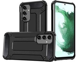 Hoesje Geschikt voor Samsung Galaxy A54 | Shock Proof | Hybride Back Cover | Beschermhoes | Schokbestendig | Extra bescherming | Zwart