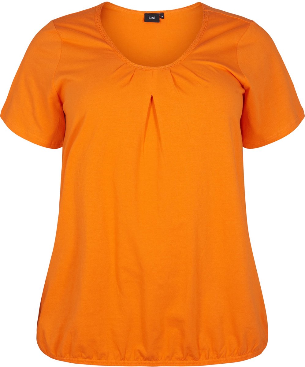 ZIZZI VPOLLY, S/S, BALOON TEE Dames T-shirt - Maat XL (54-56) | bol.com
