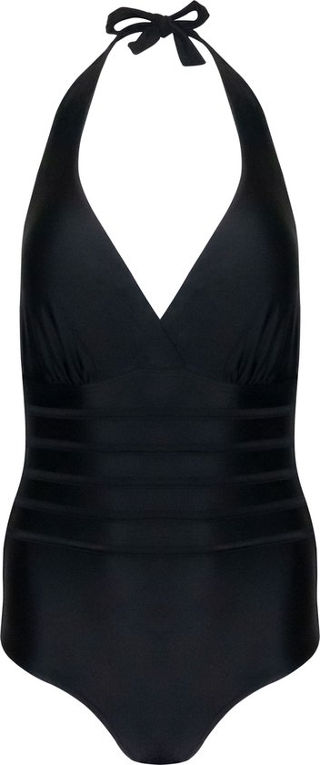 CUPSHE Badpak Mesh Details CUPSHE Dames Badpak één Stuk - Halsuitsnijding Met Mesh, Ruches En Verstelbare Bandjes Cupshe Swimsuits
